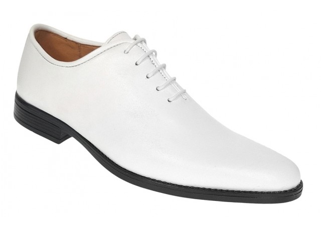 Pantofi barbati eleganti din piele naturala Alb - GKR200A